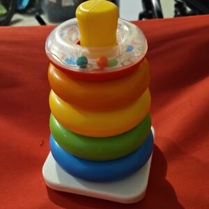 Fisher-Price Red and Yellow Learning Stacking Rings‎